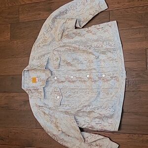 Ruby Rd gold textured lightweight jacket size 3X